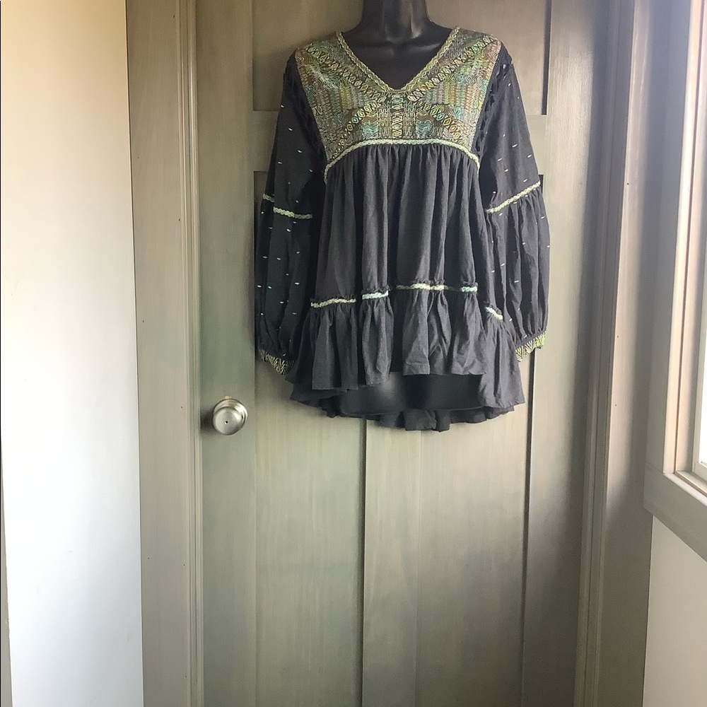 Free People Open Back Tunic